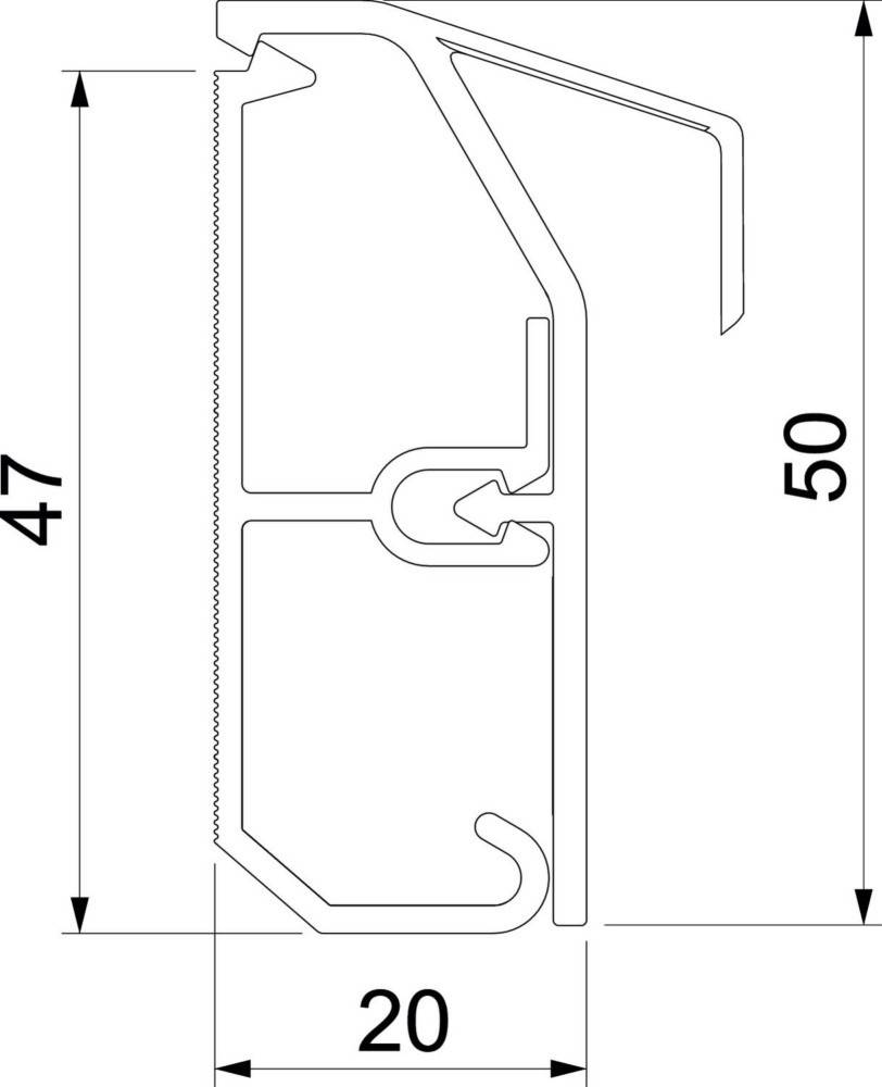 2 Mtr. Rehau SL-T Kanal SLT 2050 rws-1