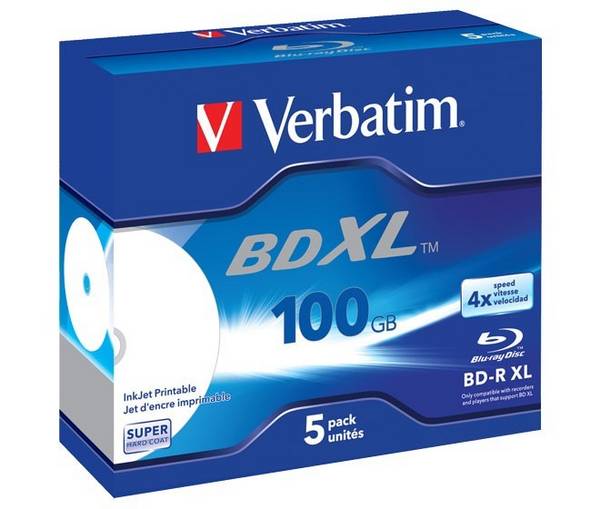 Verbatim BD-R XL 100GB/2-4x 43789 (VE5)