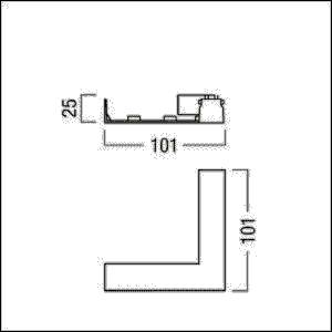 Zumtobel Group Winkelverbinder 90Gr SUP2 TRACK #2-1