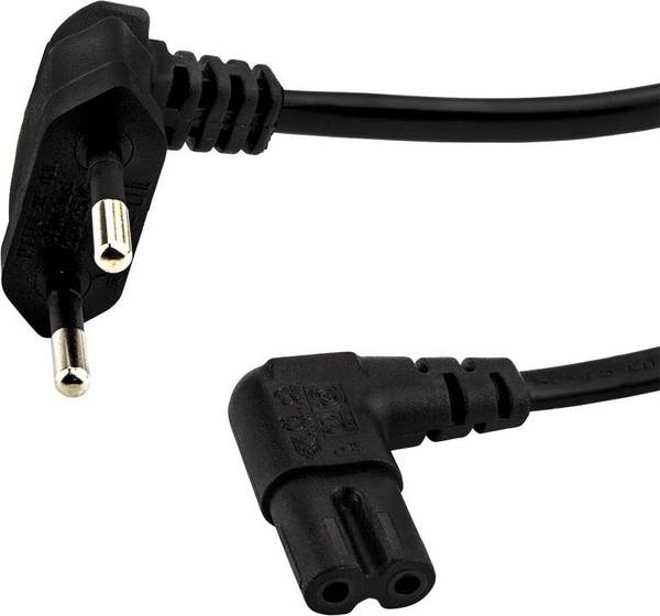 E+P Elektrik Netzkabel gewinkelt NW 1