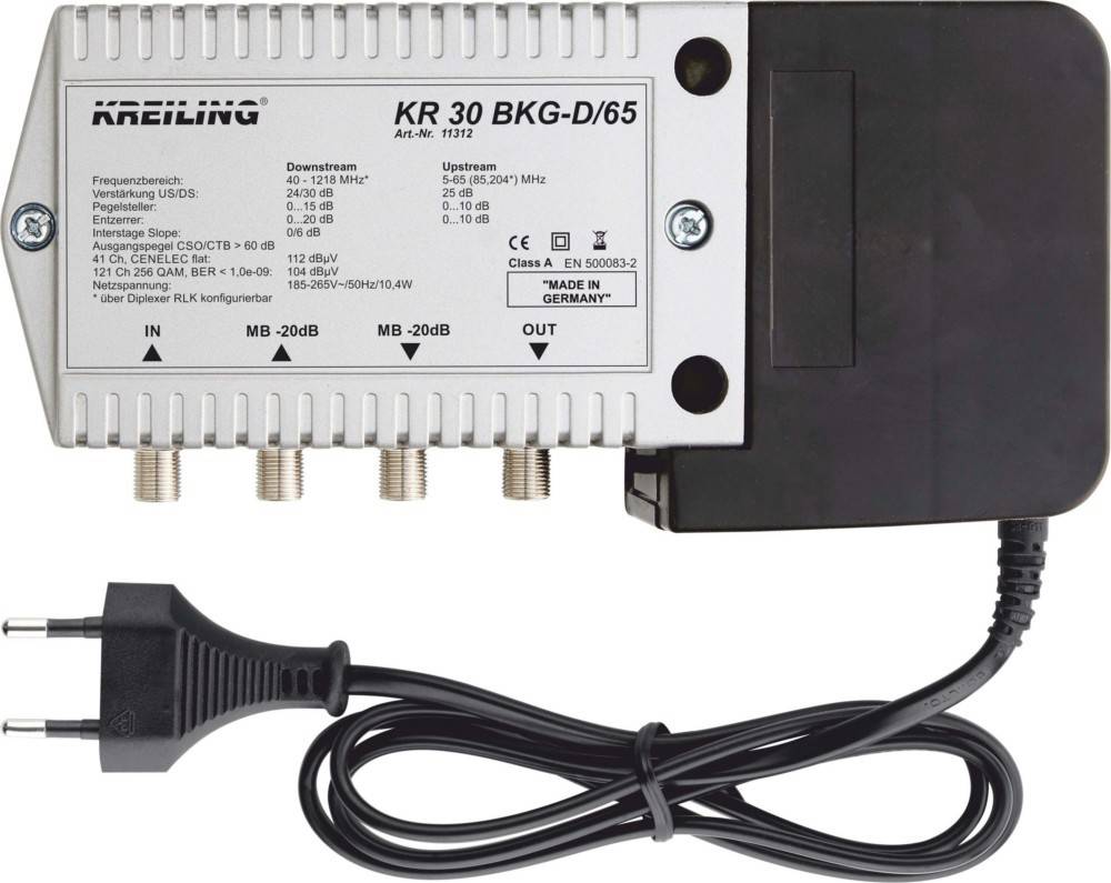 Kreiling Ind. BKG-Verstärker KR 30 BKG-D/65-0