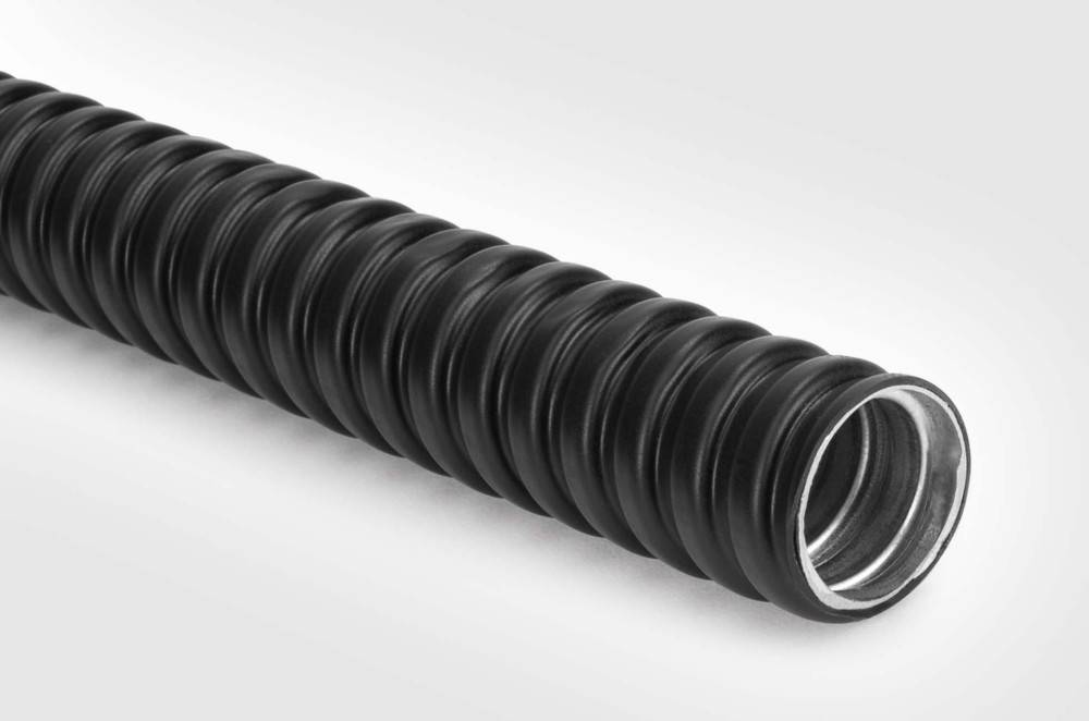 HellermannTyton 166-30716 PCS40-GS/PVC-BK Schutzschlauch Schwarz 37.60 mm 10 m