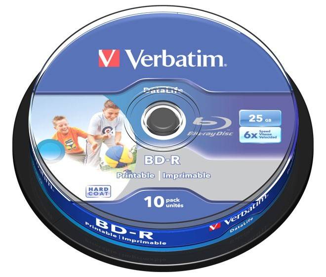 Verbatim BD-R 25GB/1-6x 43804 (VE10)-0