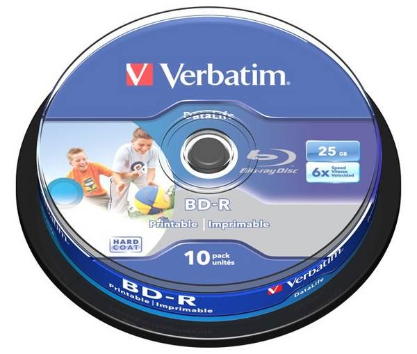 Verbatim BD-R 25GB/1-6x 43804 (VE10)