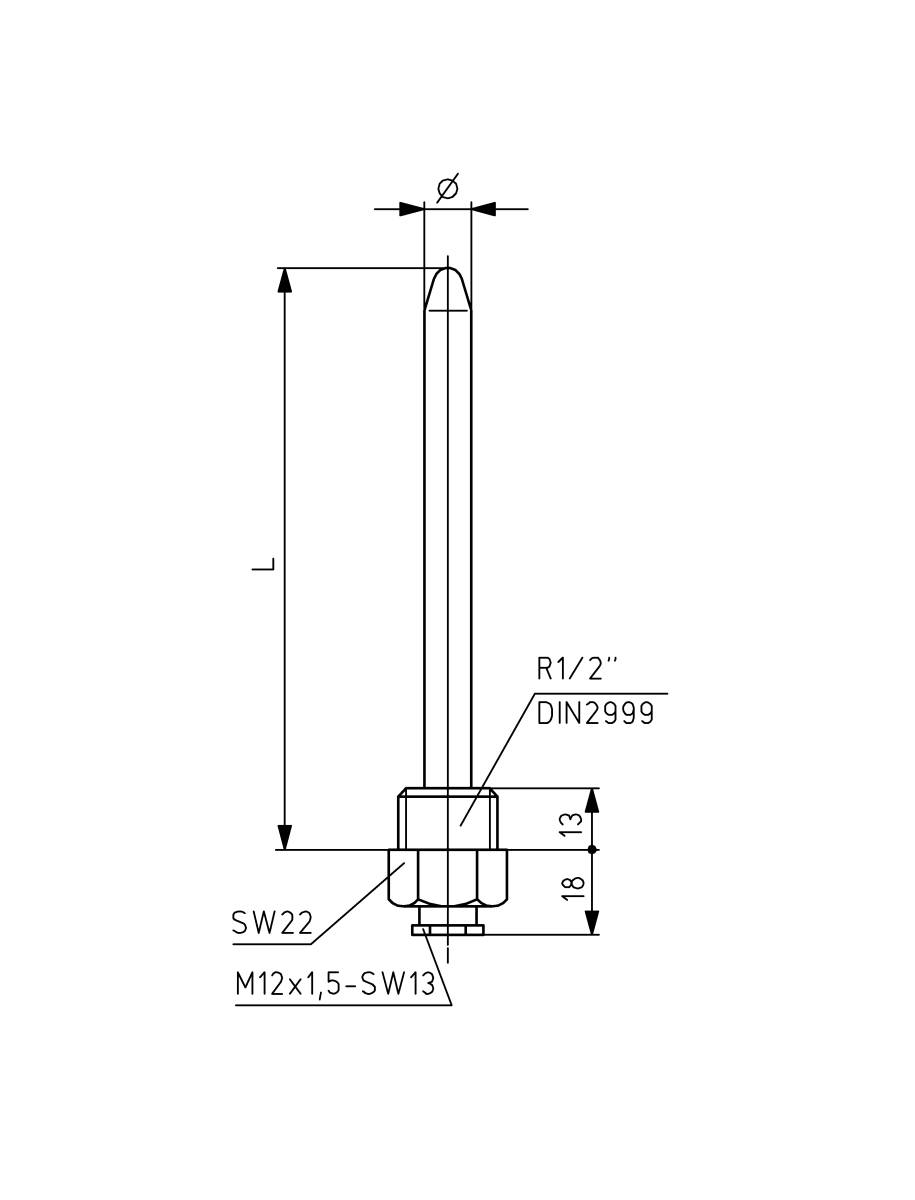 Alre-it Tauchhülse TH-280-2