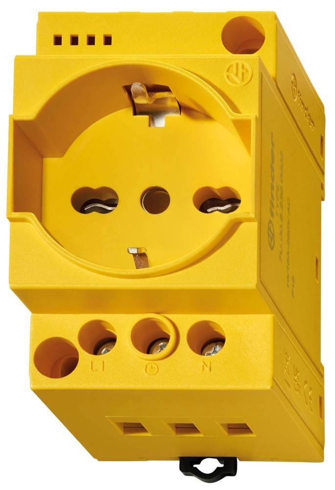 Finder Steckdose f. Schaltschrank-0