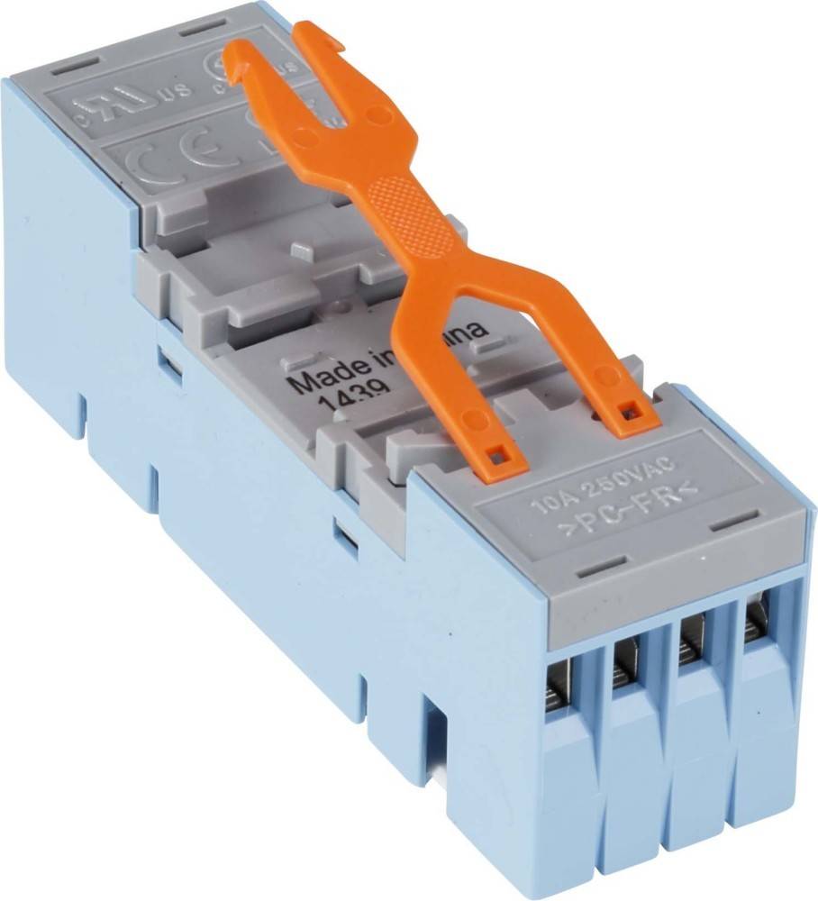 10 Stk. Comat Releco Sockel 8-pin blau