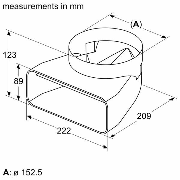 Bosch MDA Adapterstück HEZ9VDSI1-1