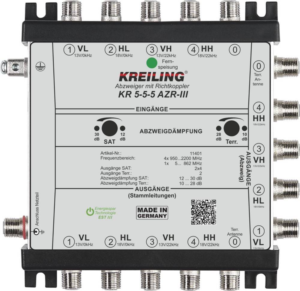 Kreiling Ind. Abzweiger m. Richtkoppler KR 5-5-5-0