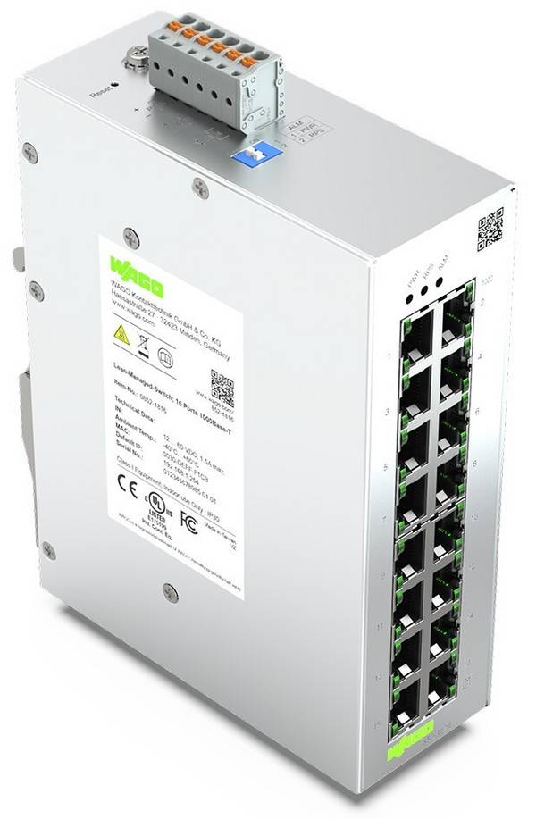 WAGO GmbH & Co. KG Lean-Managed-Switch 852-1816