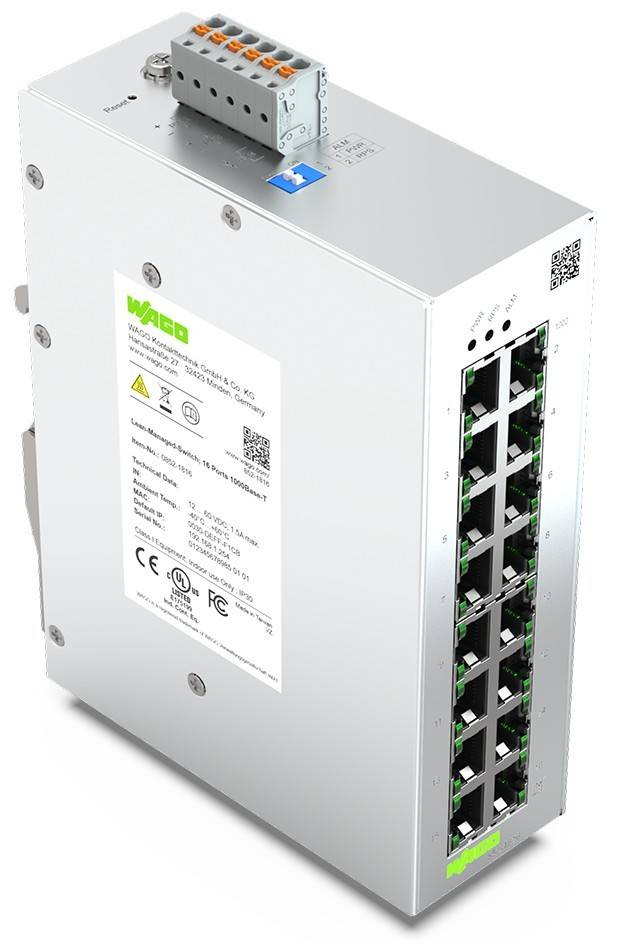 WAGO GmbH & Co. KG Lean-Managed-Switch 852-1816-1