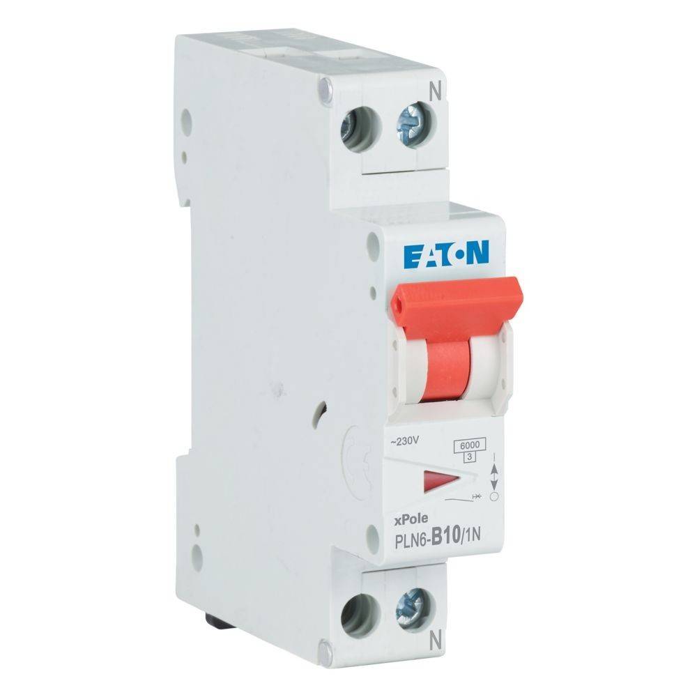 Eaton Leitungsschutzschalter PLN6-B10/1N-DE-2