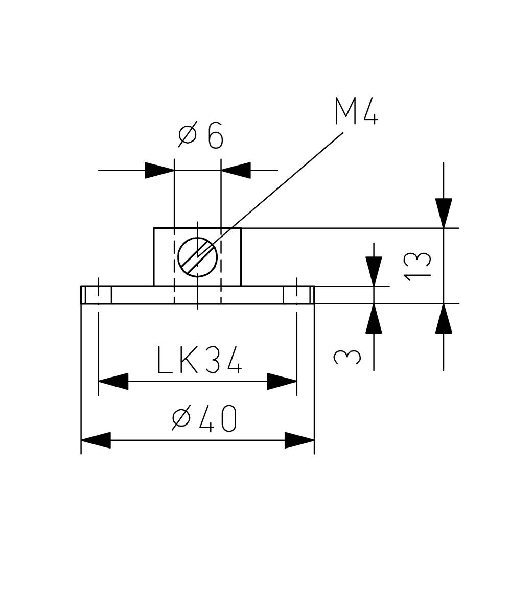 Alre-it Montageflansch MF-2