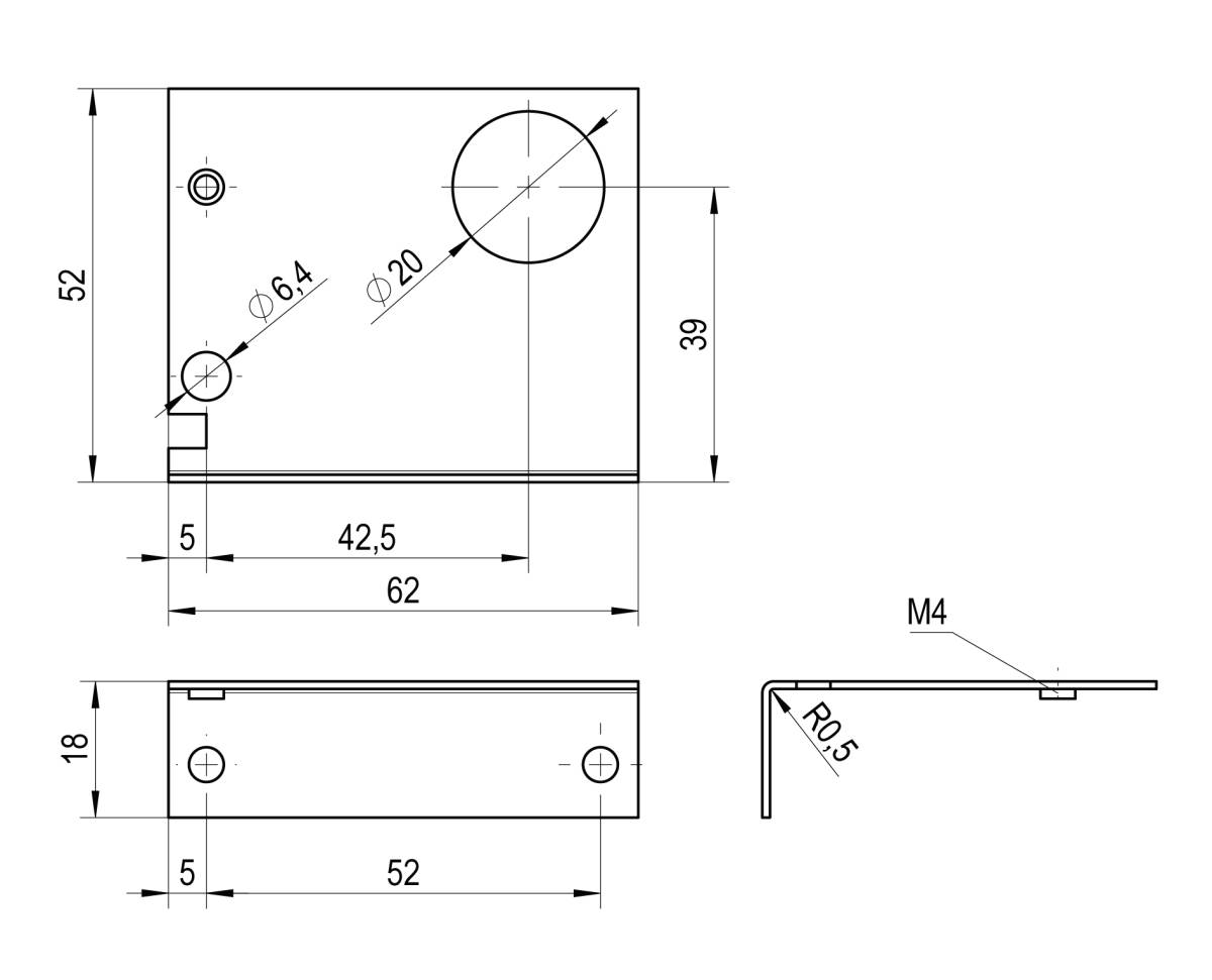 Alre-it Wandhalter JZ-20-1-4