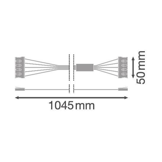 Ledvance Durchgangsverdrahtung 1,2m DP 1200 TH-KI-1