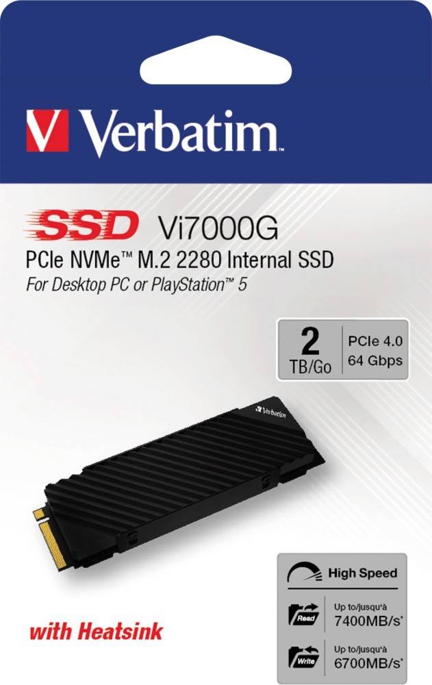 2 Stk. Verbatim SSD 2TB PCIe 49368-0