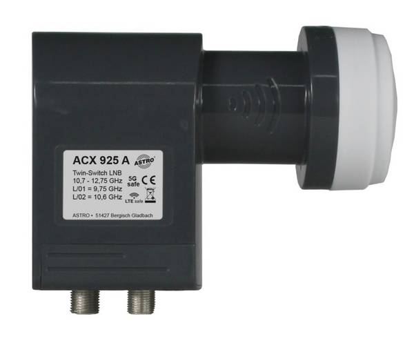 ASTRO Twin-LNB ACX 925 A 40mm LTE-safe passend zu AST+ASP Install.Baumaterial Antennen