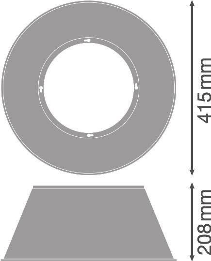 Ledvance Alu-Reflektor HB ALU REFLECTOR 87W-1