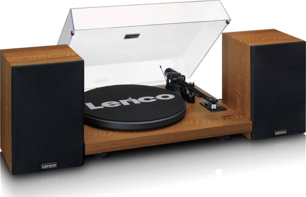 Lenco LS-480WD - Audiosystem - 60 Watt (Gesamt) - 2 x - Holz-4