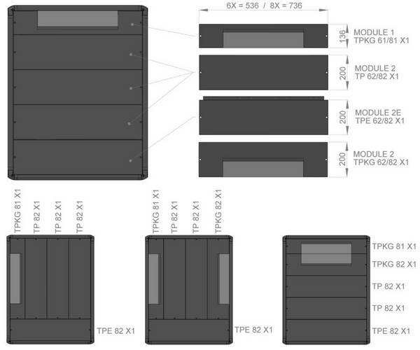Enoc Dach-Kabeleinführungsblech TPKG 81 X1-S