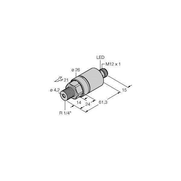Turck Drucksensor PC016V-210 #6833766-0