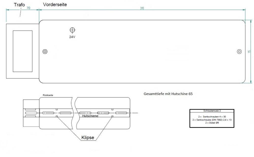 Eberle Controls Klemmleiste EV 24 H/k-Hyg-1