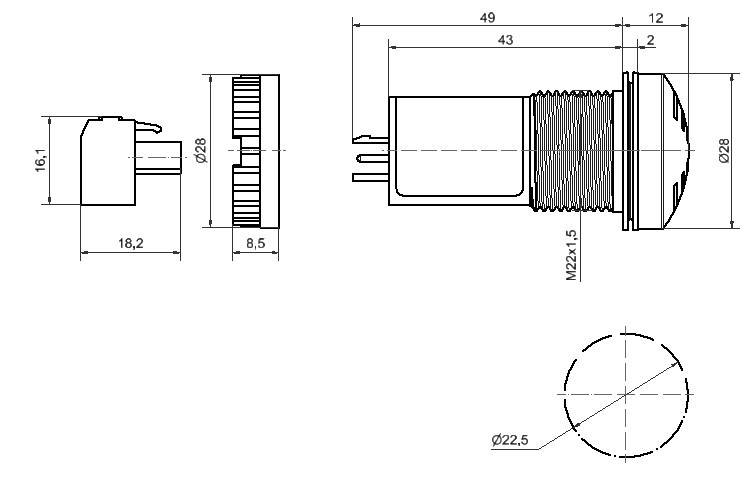 Werma Signaltechnik Signalsummer 107.010.60 Werma Pulston 115 V/AC, 230 V/AC 80 dB-1