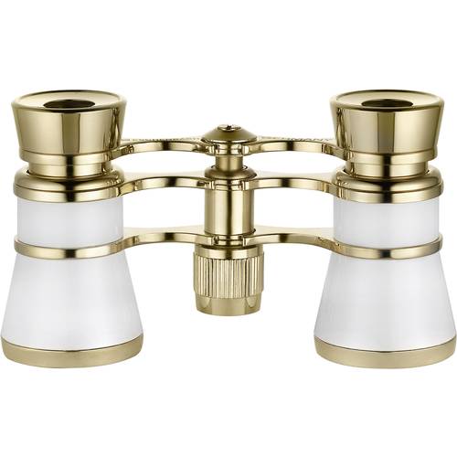 Eschenbach Glamour Theaterglas 3 x 25 mm Perlweiß, Gold