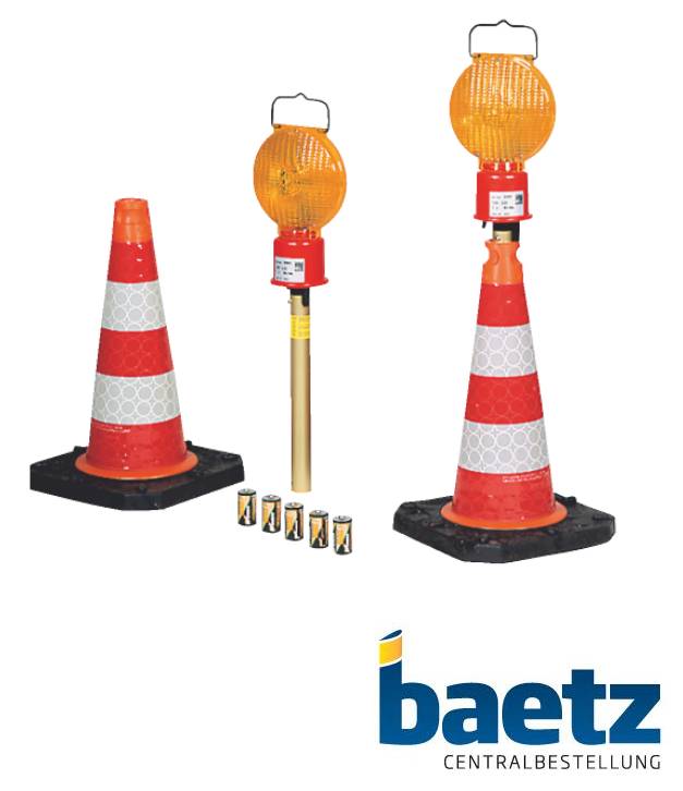 Leitkegel-LED-Blitz-Stab, Akkubetrieb-3
