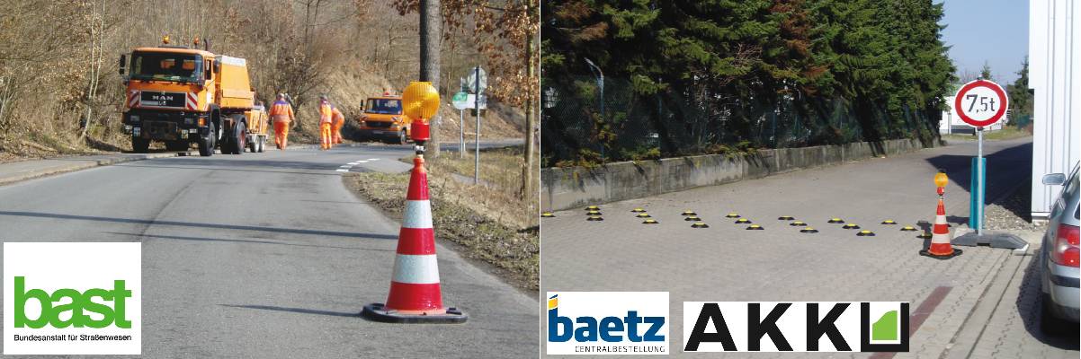 Leitkegel-LED-Blitz-Stab, Akkubetrieb-0