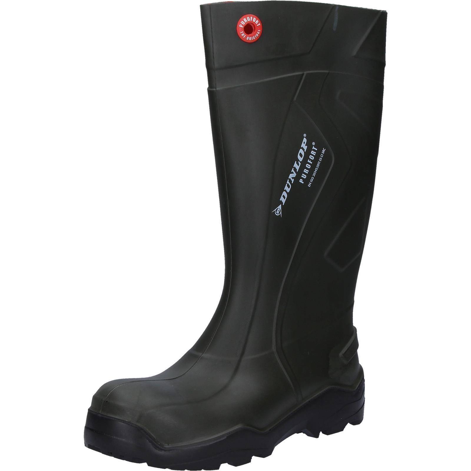Dunlop Stiefel Purofort+ grün S5 Gr. 37