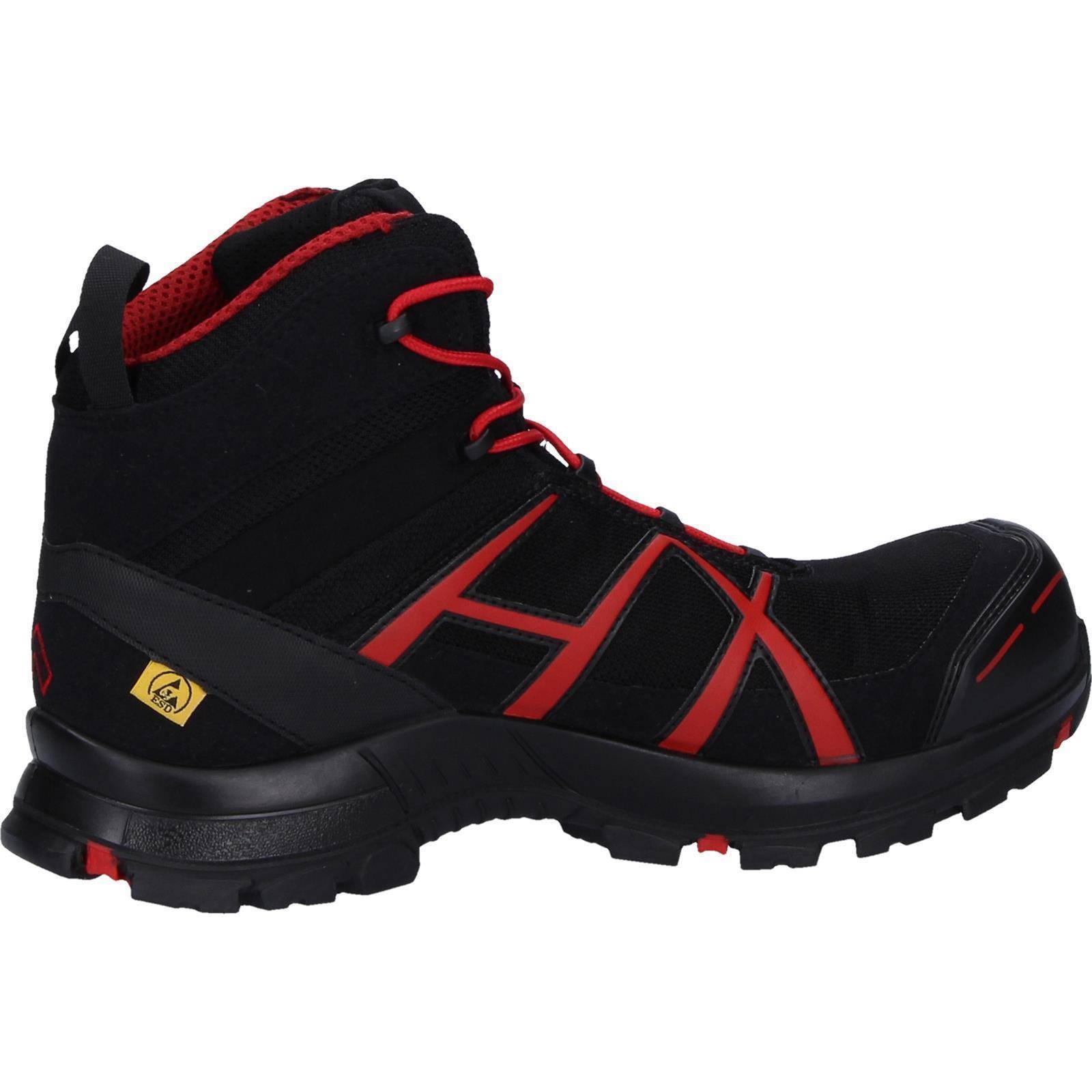 Haix Sicherheitsschuhe Safety Mid 40 black/red Gr. 9-3