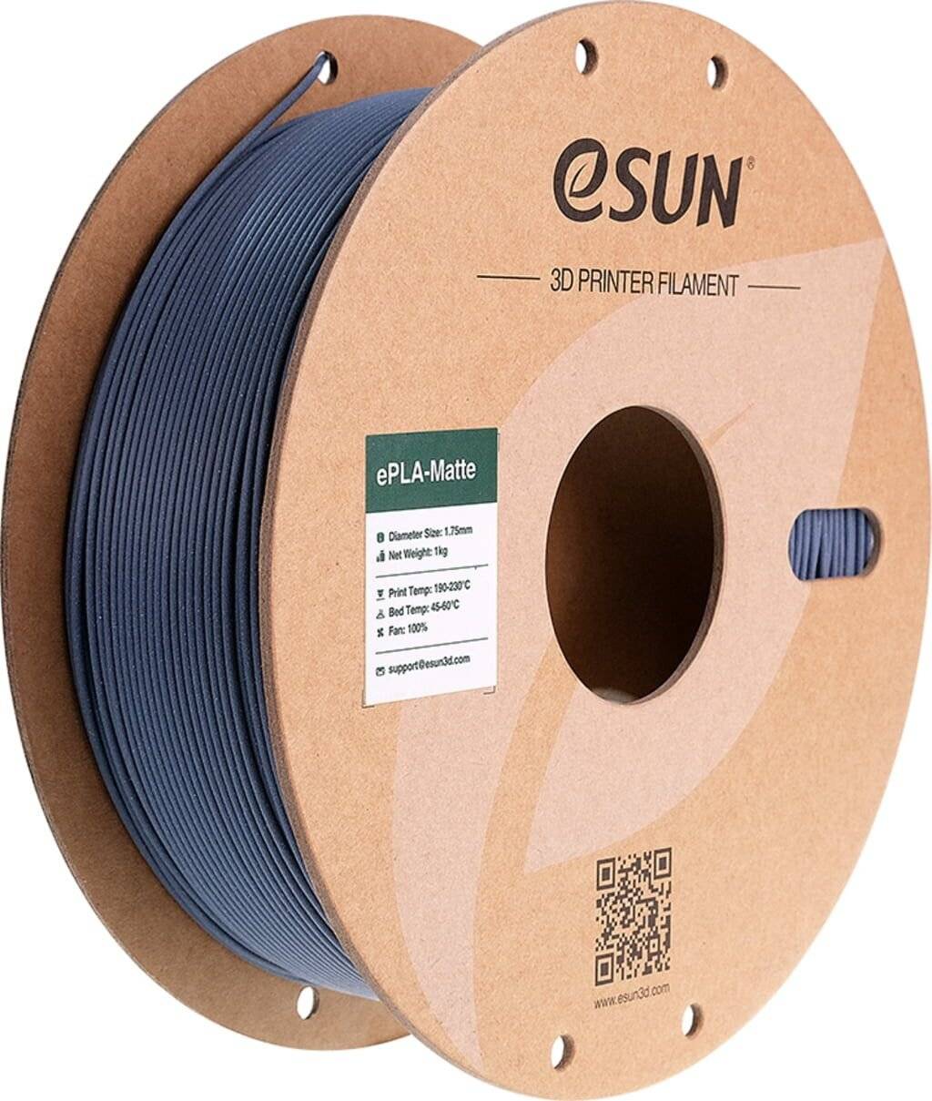 eSUN PLA-Matte Dark Grey, 1,75 mm / 1000 g-1