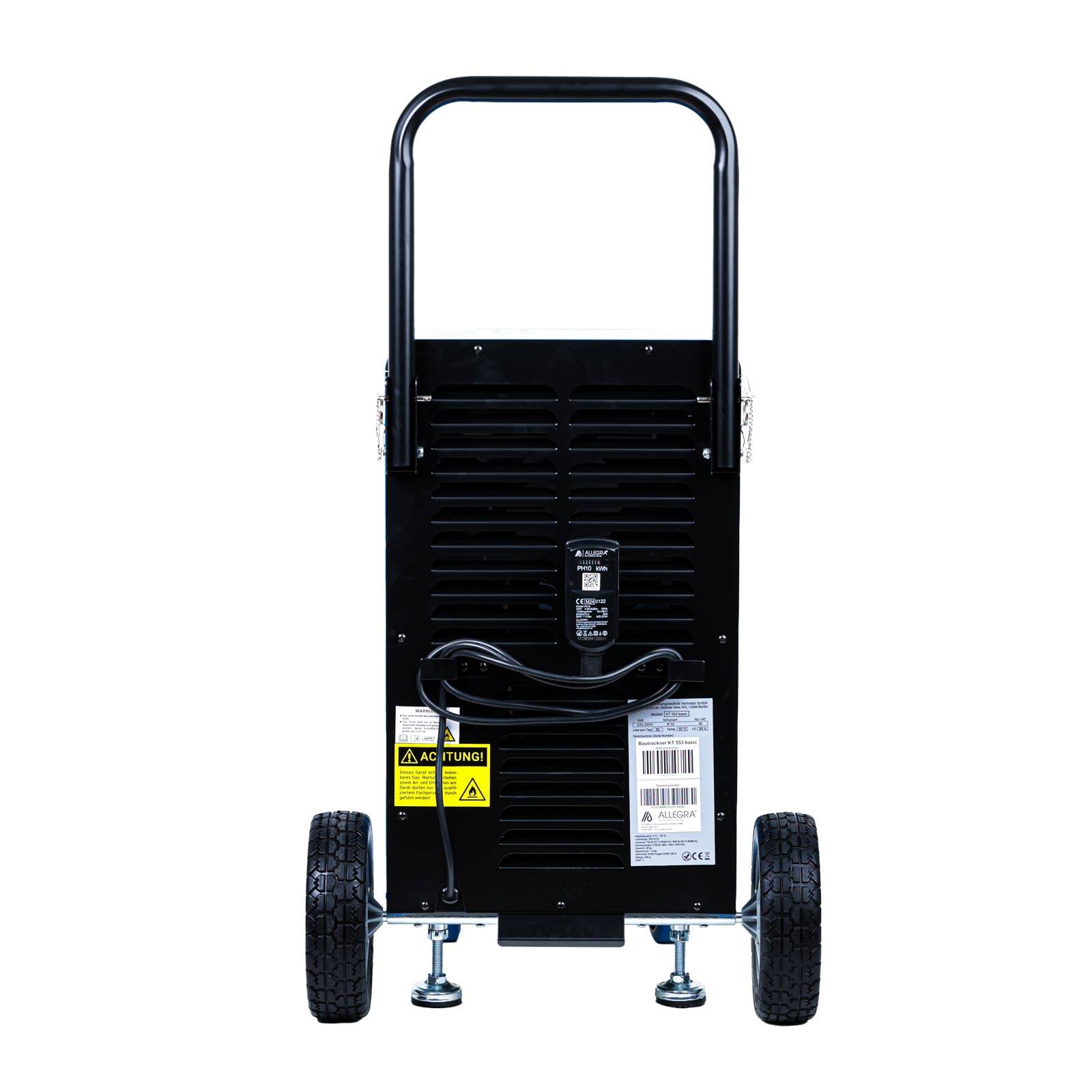 Bautrockner KT 553 basic mit geeichtem Stromzähler + Kondensatpumpe-1