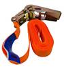 Spanngurt Zurrgurt mit Ratsche 1-teilig 500 kg (500 daN) 25 mm breit 2 m lang orange