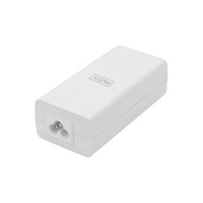 DIGITUS PoE Midspan Injektor 802.3at 30W weiß Gigabit Ethernet Switch Power over