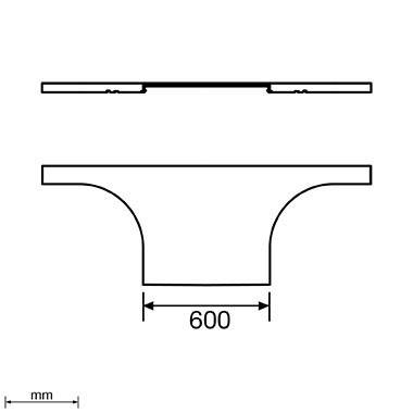 Unex Abdeckung T-Abzweiger grau 66629-48-1