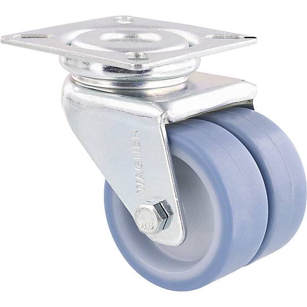 Apparate-Doppel-Lenkrollen ECO Rad-Ø 50 mm VE 4 Stk Lenkrolle TPR. Wagner System GmbH 74741249-1