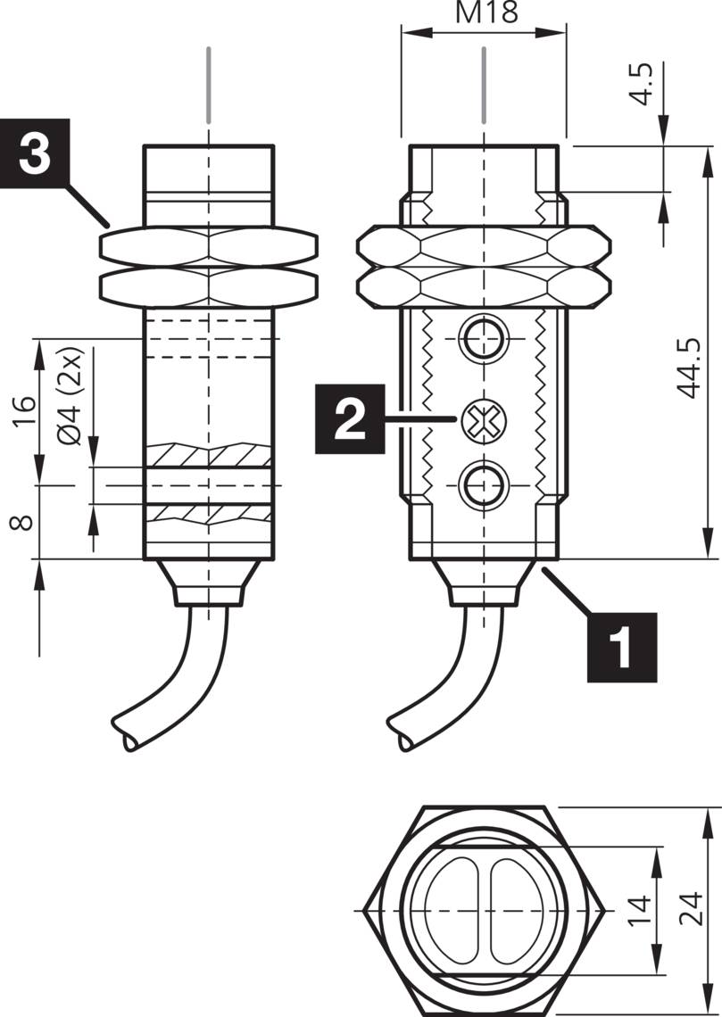 di-soric OR 18-1 FK 5700 P3 207956 Lichtschranke/ Lichttaster-1