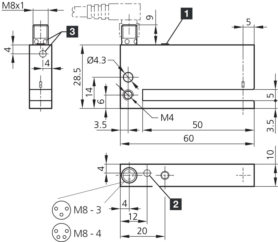 di-soric OGUTI 005/50 G3K-TSSL 203441 Etikettensensor-1