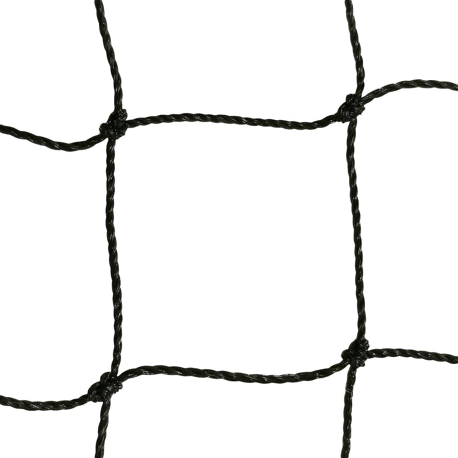 Katzenschutznetz 3 x 3m schwarz drahtverstärkt-0