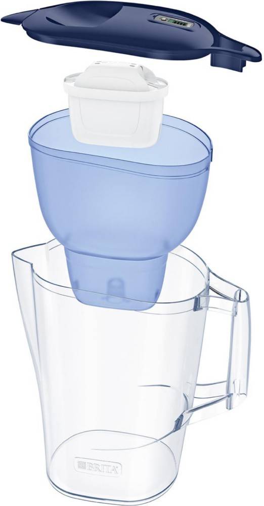 4 Stk. Brita Wasserfilter-Kanne Aluna bl-1