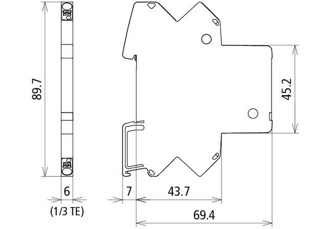 DEHN Kompakter ÜS-Ableiter BCO CL2 E 12-1