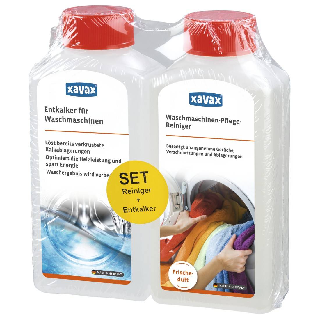 hama 00110797 Waschmaschinen-Pflege-Set, Entkalker + Reiniger-2