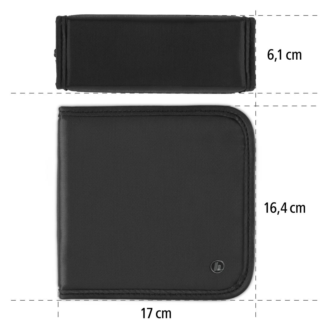 hama 00033831 CD-/DVD-/Blu-ray-Tasche 40, Schwarz-2