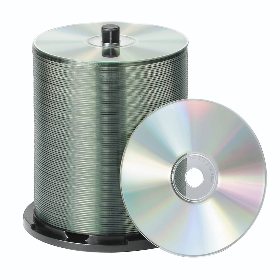 hama 00051270 CD-Leerhülle Slim, 100er-Pack, Transparent/Schwarz-0