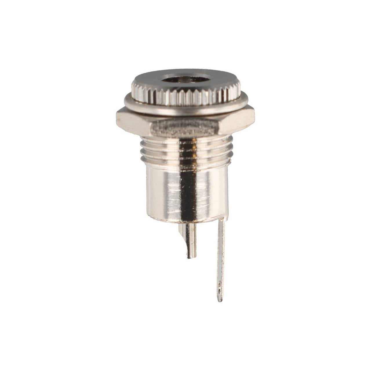 Goobay DC-Einbaubuchse - Stift 2,1 mm, Metallausführung mit Lötfahnen-1