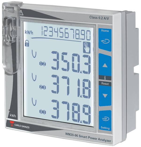 Carlo Gavazzi WM20AV73H, SMARTER MODULARER LEISTUNGSANALYSATOR 100V-1A HOHER PS