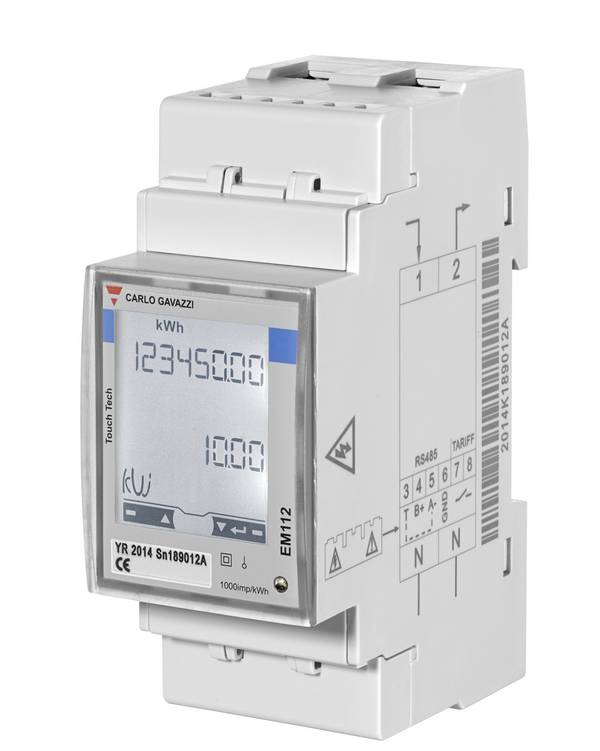 Carlo Gavazzi EM112DINAV01XO1PFB, ANHANG D ENERGIEZÄHLER 1-PHASE REV.0