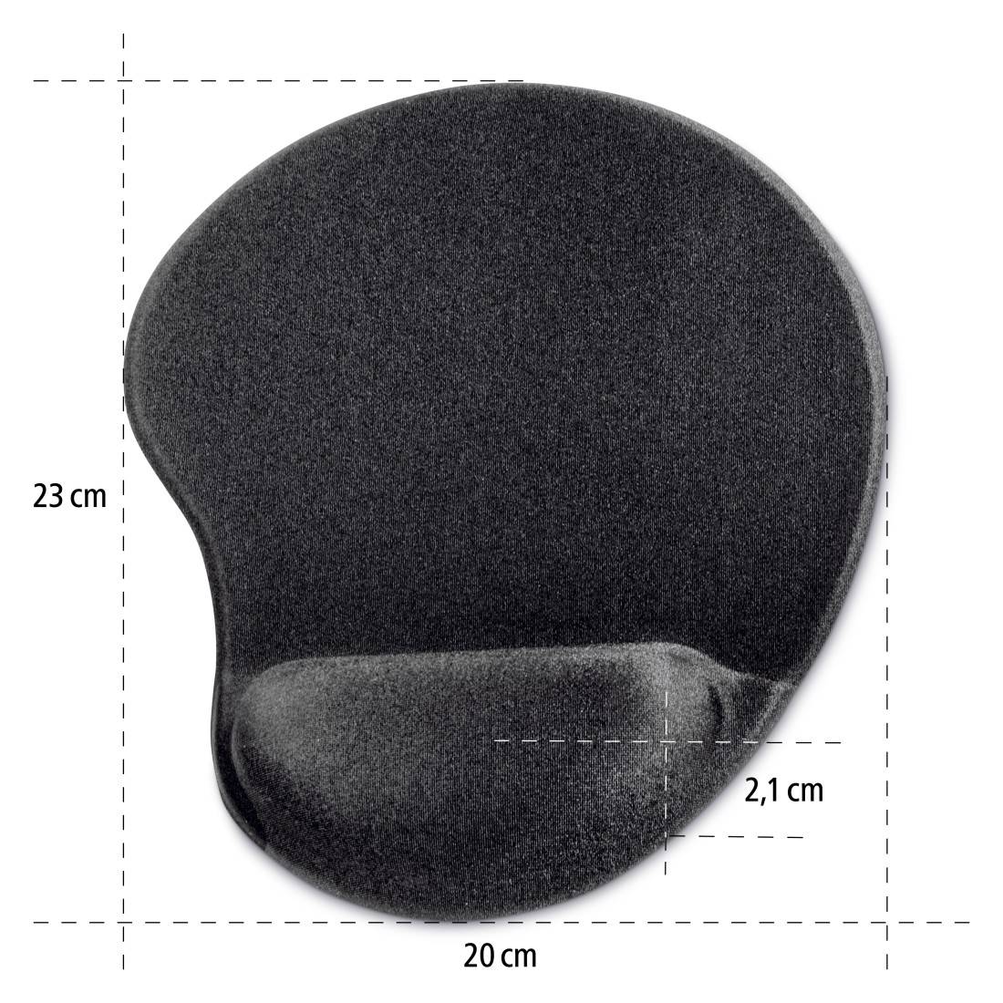 hama 00054777 Mauspad "Ergonomic", Mini, Schwarz-4